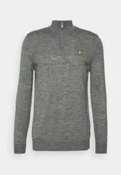 Lyle & Scott Golf Core Zip Mix - Jumper - Mid Grey Marl 8 Lyle & Scott Golf Core Zip Mix - Jumper - Mid Grey Marl -Fashion Clothing Store 7b3c62f5eb604d00b154f56fbe5f7cc0