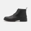 Pier One Lace-Up Ankle Boots - Black