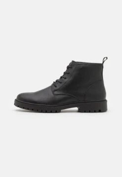 Pier One Lace-Up Ankle Boots - Black