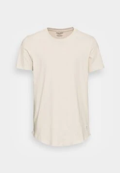 Jack & Jones Jjenoa Ss Crew Neck Noos - Basic T-Shirt - Moonbeam -Fashion Clothing Store 7f0b0f5f8bfb4d04851f35fed50702df