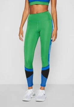 Lacoste Sport High Waist Active - Leggings - Tarragon/Kingdom/Black -Fashion Clothing Store 8de660786bf6468293b67405a947ee47