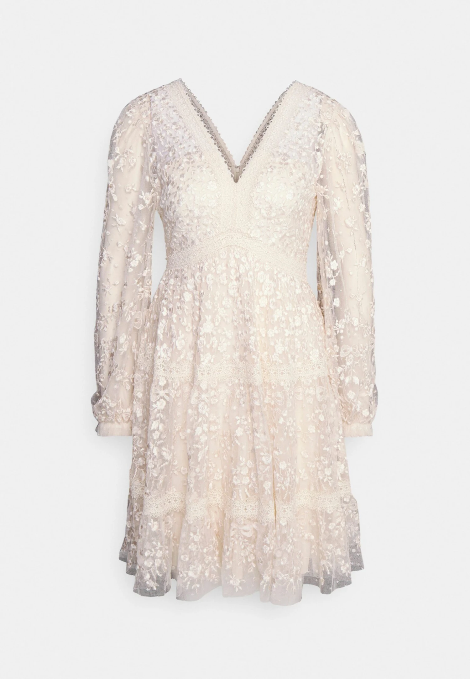 Needle & Thread Celestia Ribbon Mini Dress - Cocktail Dress / Party Dress - Champagne 6 Needle & Thread Celestia Ribbon Mini Dress - Cocktail Dress / Party Dress - Champagne - Image 6