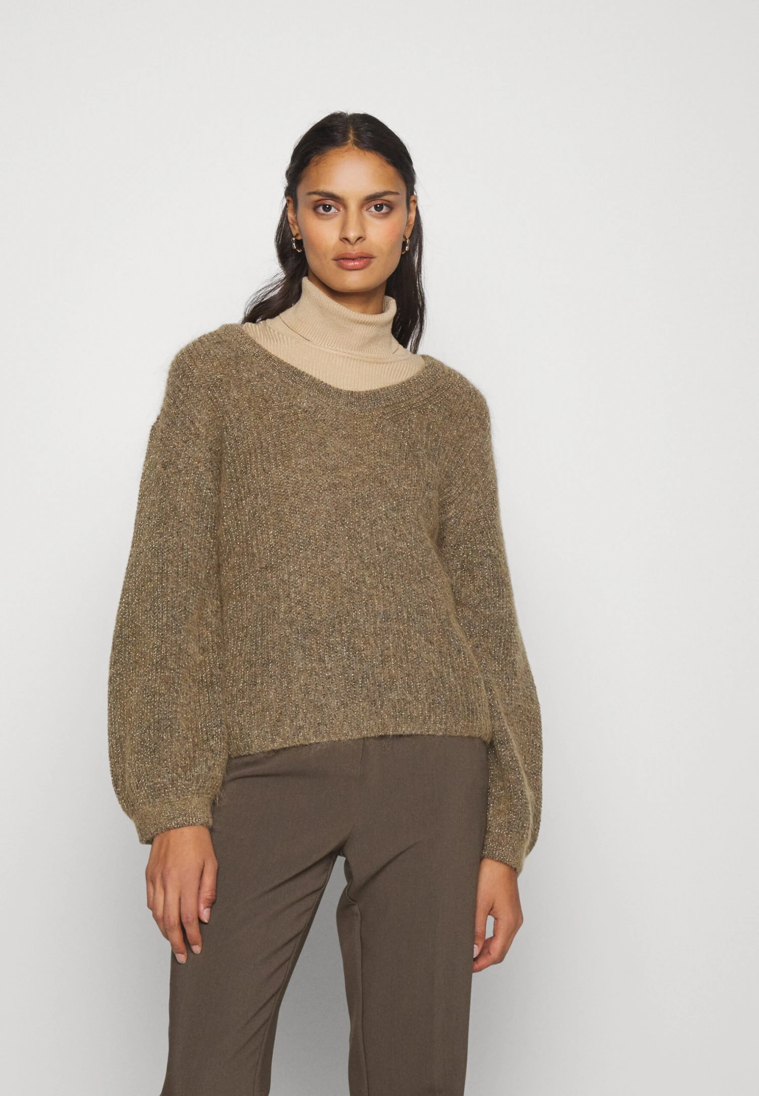 ARKET Jumper - Oat Melange With Gold 1 ARKET Jumper - Oat Melange With Gold