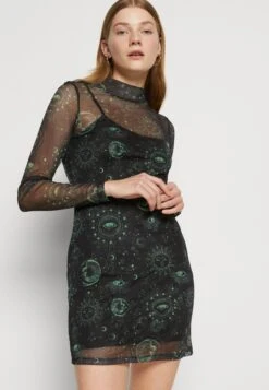 Noisy May Carrie Highneck Dress - Shift Dress - Black -Fashion Clothing Store 97f048e699ed4c57b5b54c12984ff303