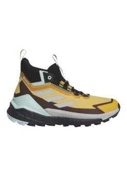 Adidas TERREX Free Hiker 2 Gore-Tex- Hiking Shoes - Preloved Yellow/Silver/Semi Flash Aqua -Fashion Clothing Store 986a42dc65b440bb95f9ec5bbb43d014
