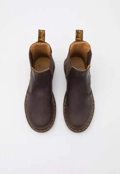 Dr. Martens 2976 Ys Unisex - Classic Ankle Boots - Dark Brown/Crazy Horse -Fashion Clothing Store 9bddf186f7204986a90084addf257cd0