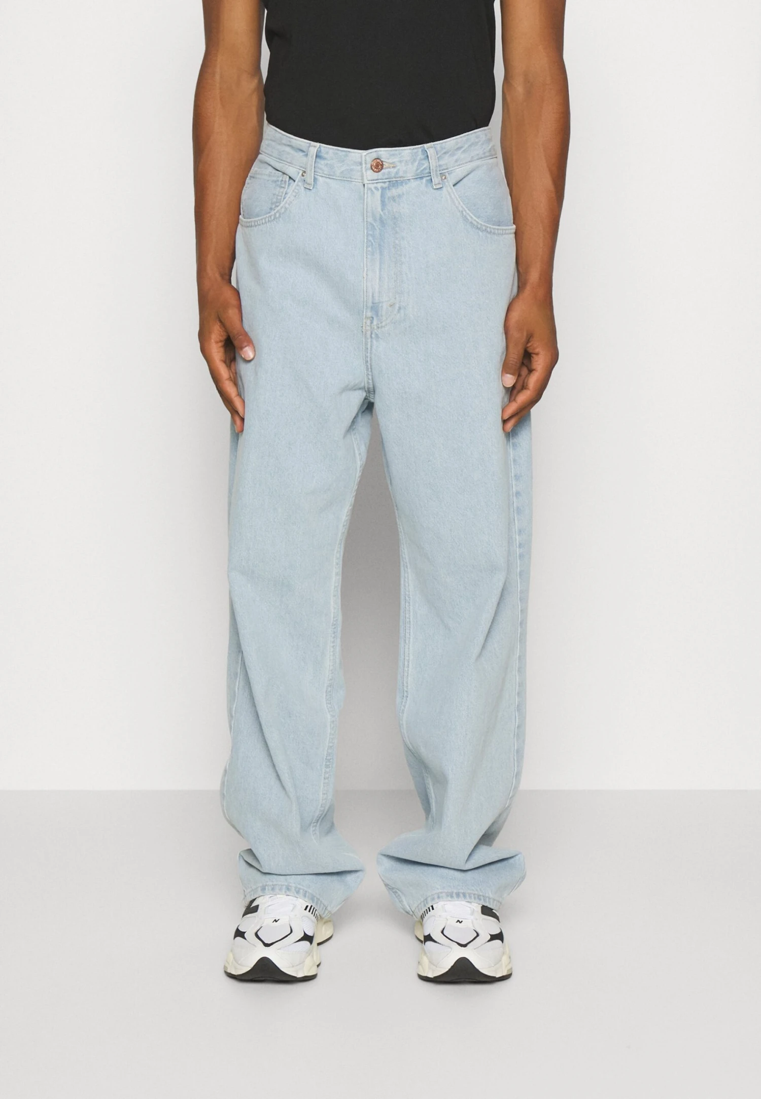 YOURTURN Baggy Jeans Unisex - Relaxed Fit Jeans - Light Blue Denim 1 YOURTURN Baggy Jeans Unisex - Relaxed Fit Jeans - Light Blue Denim