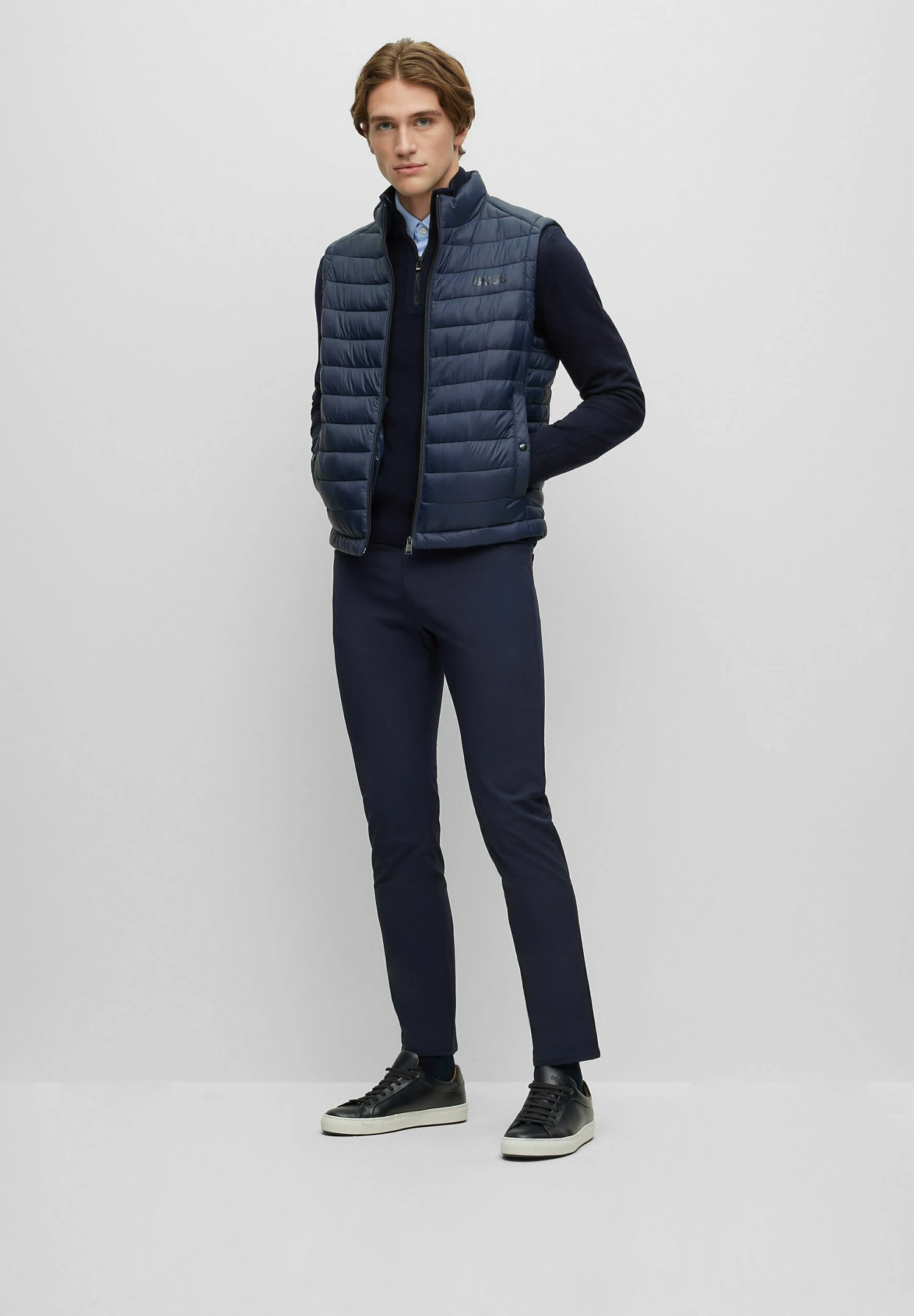 Boss Delaware3 1 20 - Straight Leg Jeans - Dark Blue Four 2 Boss Delaware3 1 20 - Straight Leg Jeans - Dark Blue Four - Image 2