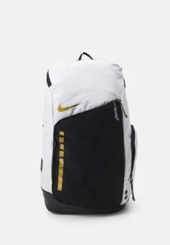 Nike Performance Nike Hoops Elite Unisex - Backpack - White/Black/Metallic Gold