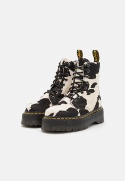 Dr. Martens Jadon - Platform Ankle Boots - Black/White -Fashion Clothing Store a3b3fac60d8a4264a7d43235d8936826