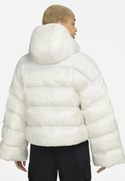 Nike Sportswear W Nsw Tf Synfl City Hd Jkt - Winter Jacket - Light Bone/Black -Fashion Clothing Store a9cf17ebfa5b460cb650a1bd004a23c0