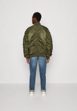Alpha Industries Ma-1 Puckered - Bomber Jacket - Dark Olive -Fashion Clothing Store ac22b98930c54174a376ccd13f335f4d