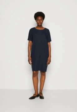 Marc O'Polo Dress Sportiv Style Slightly Egg Shaped Raglan Sleeve - Day Dress - Deep Blue Sea