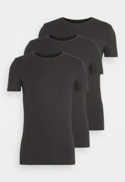 Pier One 3 Pack Muscle Fit- Basic T-Shirt - Black 8 Pier One 3 Pack Muscle Fit- Basic T-Shirt - Black -Fashion Clothing Store ae0e343dfa2647b68dad7cd6f5e6671e