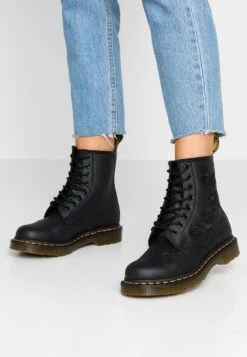 Dr. Martens 1460 Vonda Mono - Lace-Up Ankle Boots - Black 11 Dr. Martens 1460 Vonda Mono - Lace-Up Ankle Boots - Black -Fashion Clothing Store ae726cd898e34fc5bcf96469c4cead83