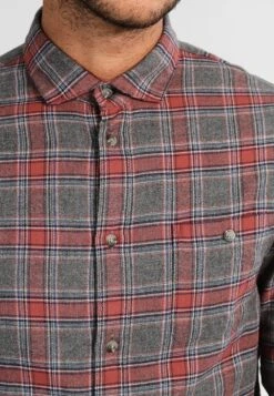 Pier One Shirt - Grey/Coral -Fashion Clothing Store aec58b86fdd04742b8391be56b121545