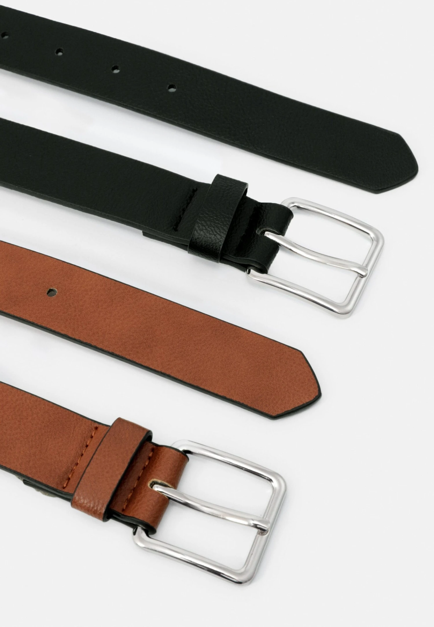 Pier One 2 Pack - Belt - 802 - Black_708 - Cognac 2 Pier One 2 Pack - Belt - 802 - Black_708 - Cognac - Image 2