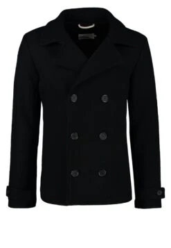 Pier One Short Coat - Black -Fashion Clothing Store b4b3b0a4ca0347ff877c35a17d756dfc