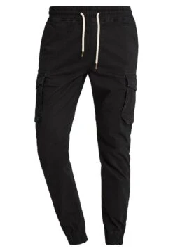 Pier One Cargo Trousers - Black -Fashion Clothing Store ba4a82bf9d2d43059438f26b4d293a93