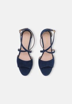 Anna Field Leather- High Heeled Sandals - Dark Blue -Fashion Clothing Store bb9adf3cdcda48e8847bbbfb7f0a5f72