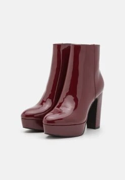 Anna Field High Heeled Ankle Boots - Dark Red -Fashion Clothing Store bbddd1c8a07444aa8ffbed290a1c4352