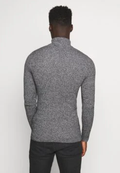 Pier One Muscle Fit Turtle - Jumper - Mottled Grey -Fashion Clothing Store c58930c1b64342c08fef251487e5a618