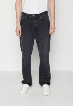 Steve Overdyed Black - Relaxed Fit Jeans - Overdyed Black