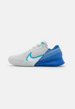 Nike Performance Zoom Vapor Pro 2 Clay - Clay Court Tennis Shoes - Photon Dust/White/Game Royal