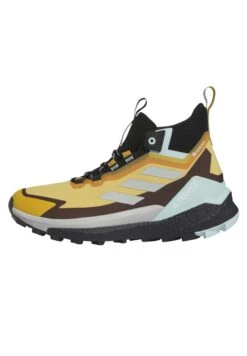 Adidas TERREX Free Hiker 2 Gore-Tex- Hiking Shoes - Preloved Yellow/Silver/Semi Flash Aqua