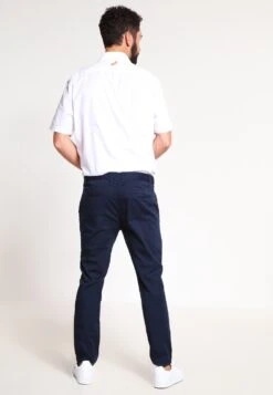 Pier One Chinos - Dark Blue -Fashion Clothing Store d781d37eda76425a93e9a0a3b37f56fe