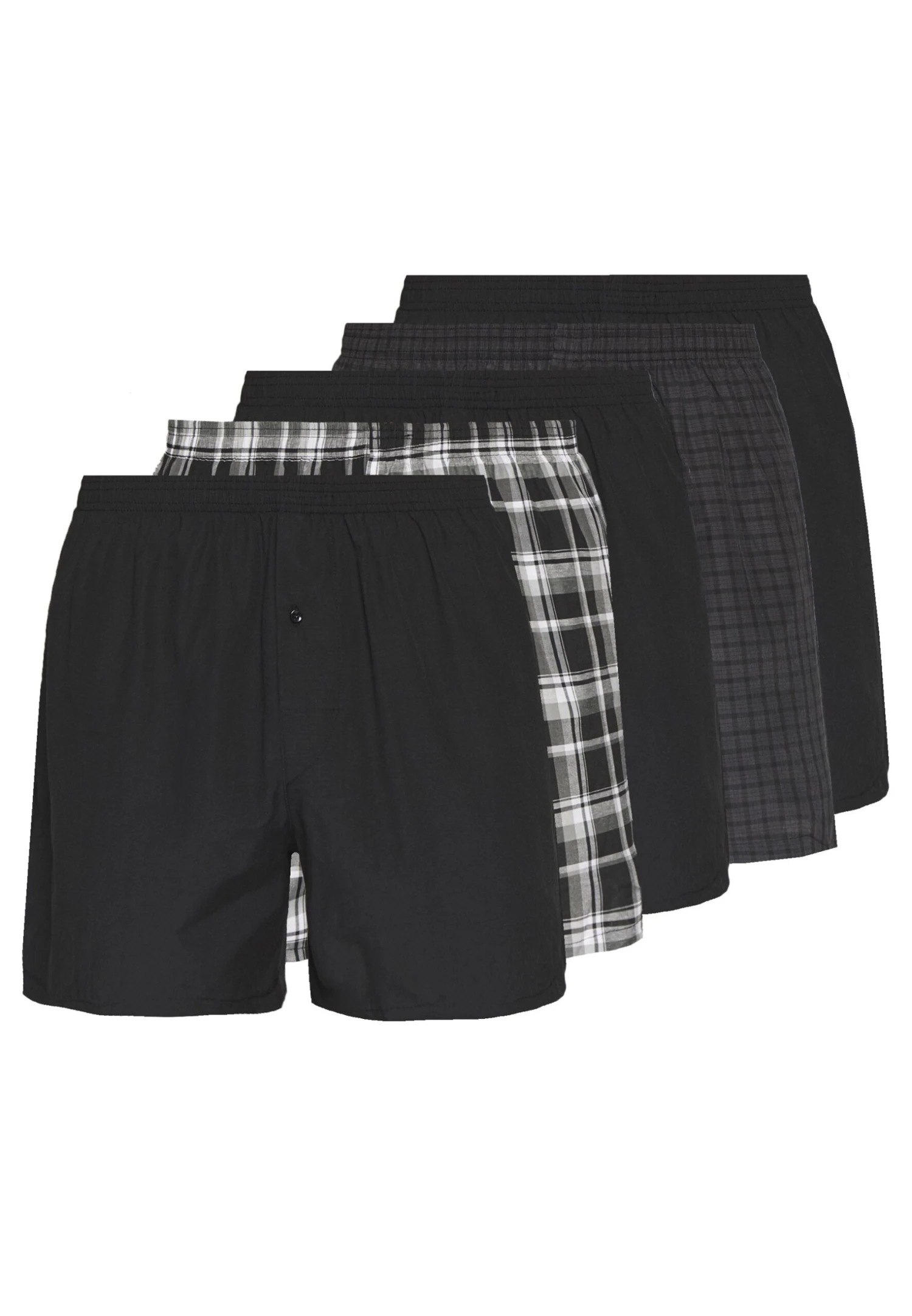 Pier One 5 Pack - Boxer Shorts - Black 1 Pier One 5 Pack - Boxer Shorts - Black