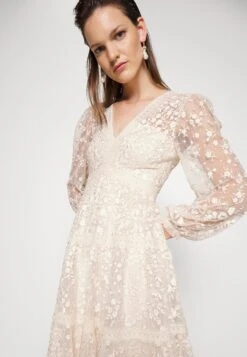 Needle & Thread Celestia Ribbon Mini Dress - Cocktail Dress / Party Dress - Champagne 11 Needle & Thread Celestia Ribbon Mini Dress - Cocktail Dress / Party Dress - Champagne -Fashion Clothing Store db77edac6cdc4c34a4a970bee33460b9