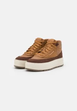 Reebok Classic Club Geo Mid - High-Top Trainers - Wild Brown/Brush Brown/True Beige -Fashion Clothing Store db9a230e3f6f4129a1c1d3b32e948216