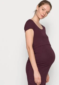 2Er Pack Nursing Function Dress - Shift Dress - Black/Bordeaux -Fashion Clothing Store dd661bd7f5ea4cd6a24695522ea41bda