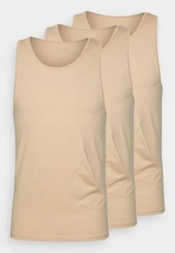 Pier One 3Pck Skin Tone Rib Vest- Undershirt - Beige -Fashion Clothing Store dfaf9b2518a6467c8e0060f8bd177530
