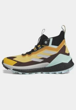 Adidas TERREX Free Hiker 2 Gore-Tex- Hiking Shoes - Preloved Yellow/Silver/Semi Flash Aqua -Fashion Clothing Store e0241d42545641189ea090cb075ff37f