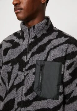 YOURTURN Unisex - Fleece Jacket - Grey -Fashion Clothing Store e22cc4c1616341af98da8e664ca12df5