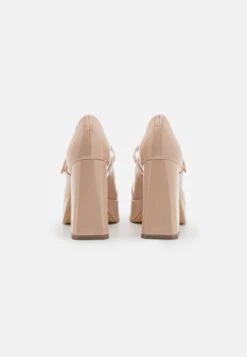 Tamaris Platform Heels - Nude Patent -Fashion Clothing Store e3347665e1a24e3b826c3eda9080e199