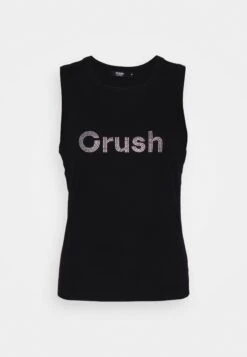 Jaded London Crush Rhinestone Vest Unisex - Top - Black -Fashion Clothing Store e512bda0cf774c3a9332133e3d24edd1