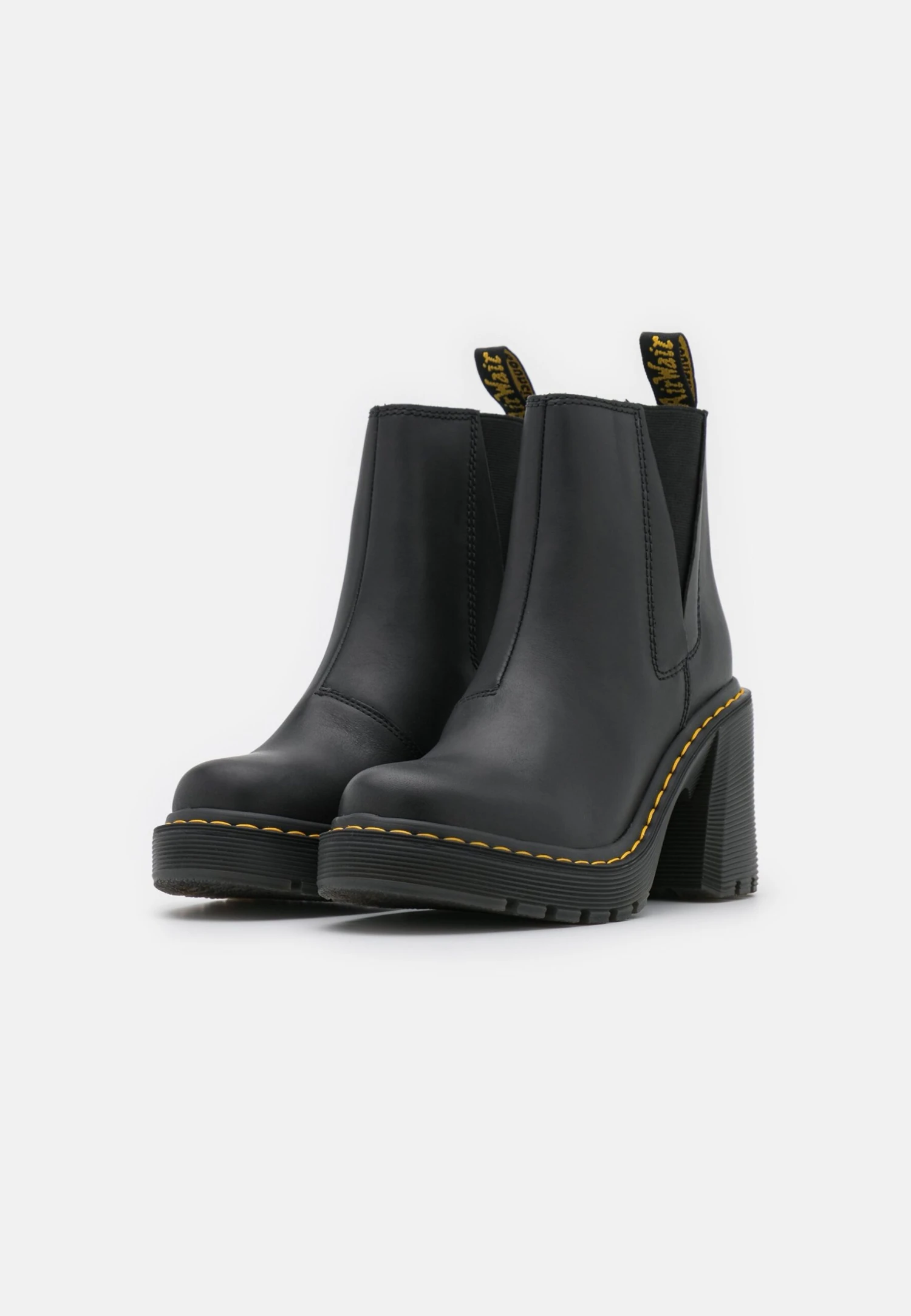 Dr. Martens Spence - Platform Ankle Boots - Black Sendal 3 Dr. Martens Spence - Platform Ankle Boots - Black Sendal - Image 3