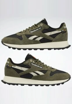 Reebok Classic Classic Leather Unisex - Trainers - Core Black Army Green Stucco -Fashion Clothing Store f0cf73097021442d924b62732978c883