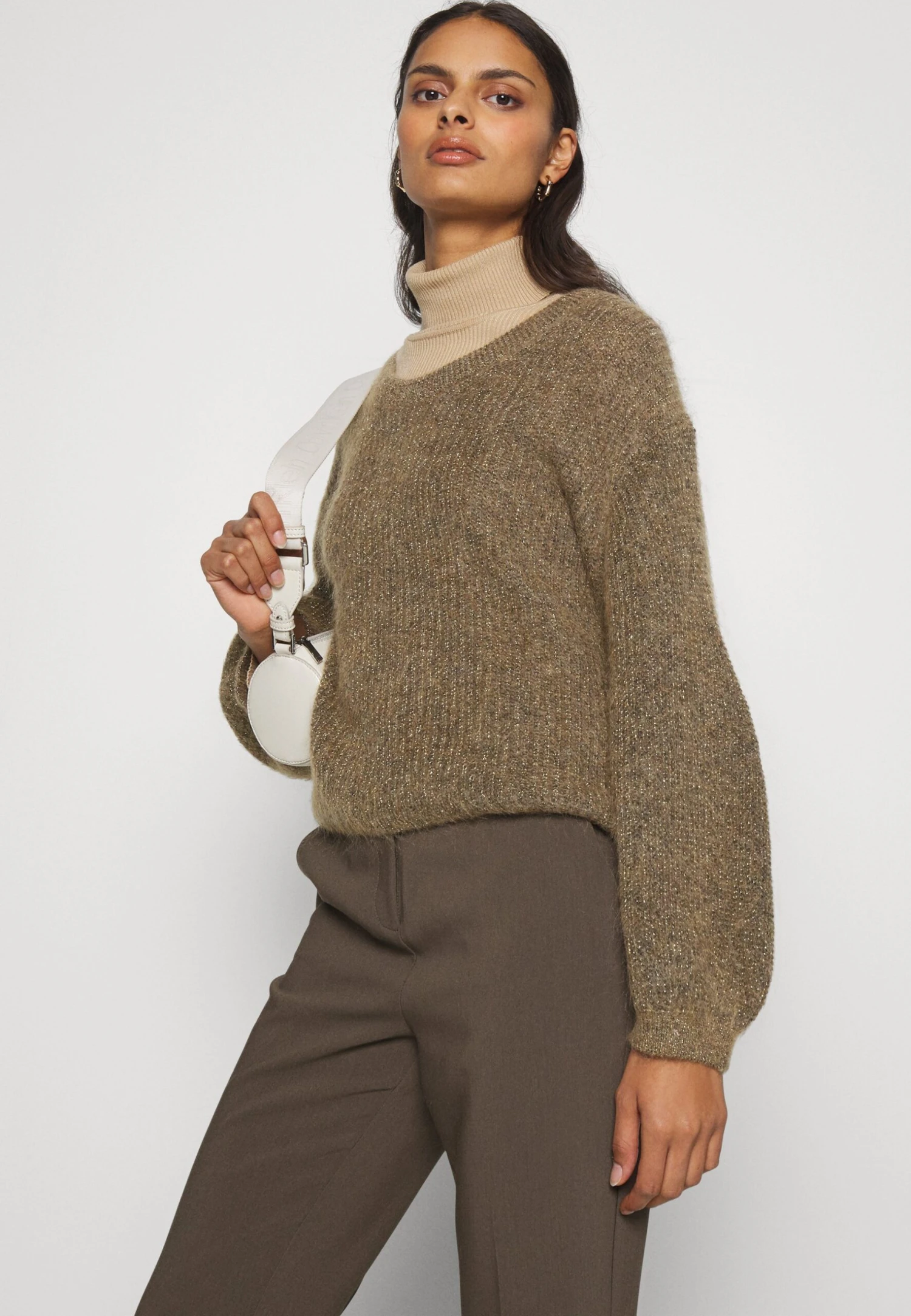 ARKET Jumper - Oat Melange With Gold 4 ARKET Jumper - Oat Melange With Gold - Image 4
