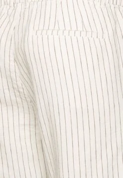 Pier One Linen Blend Drawcord Shorts- Shorts - Off-White -Fashion Clothing Store f49c7de0cfa048f4bc002dc26d1abcb2