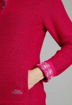 Aria 1/4 Zip Eco Macaroni - Jumper - Berry -Fashion Clothing Store f99389c33a074f729c07c2e723f9a68f