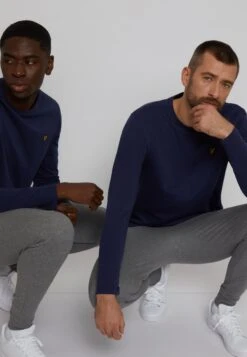 Lyle & Scott Long Sleeved Top - Navy -Fashion Clothing Store fb8ef4b891bf434e807cc1540e8289b1