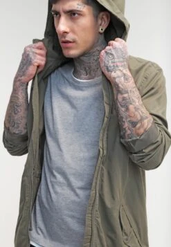 Pier One Parka - Khaki -Fashion Clothing Store ffa45efc2dcd46dca209c3efa063c7ea